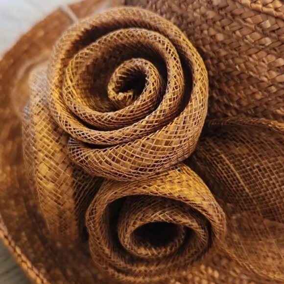 Vintage Betmar New York Straw Hat – Quiet Luxury Autumn Edit – Timeless Boutique - Picture 9 of 16